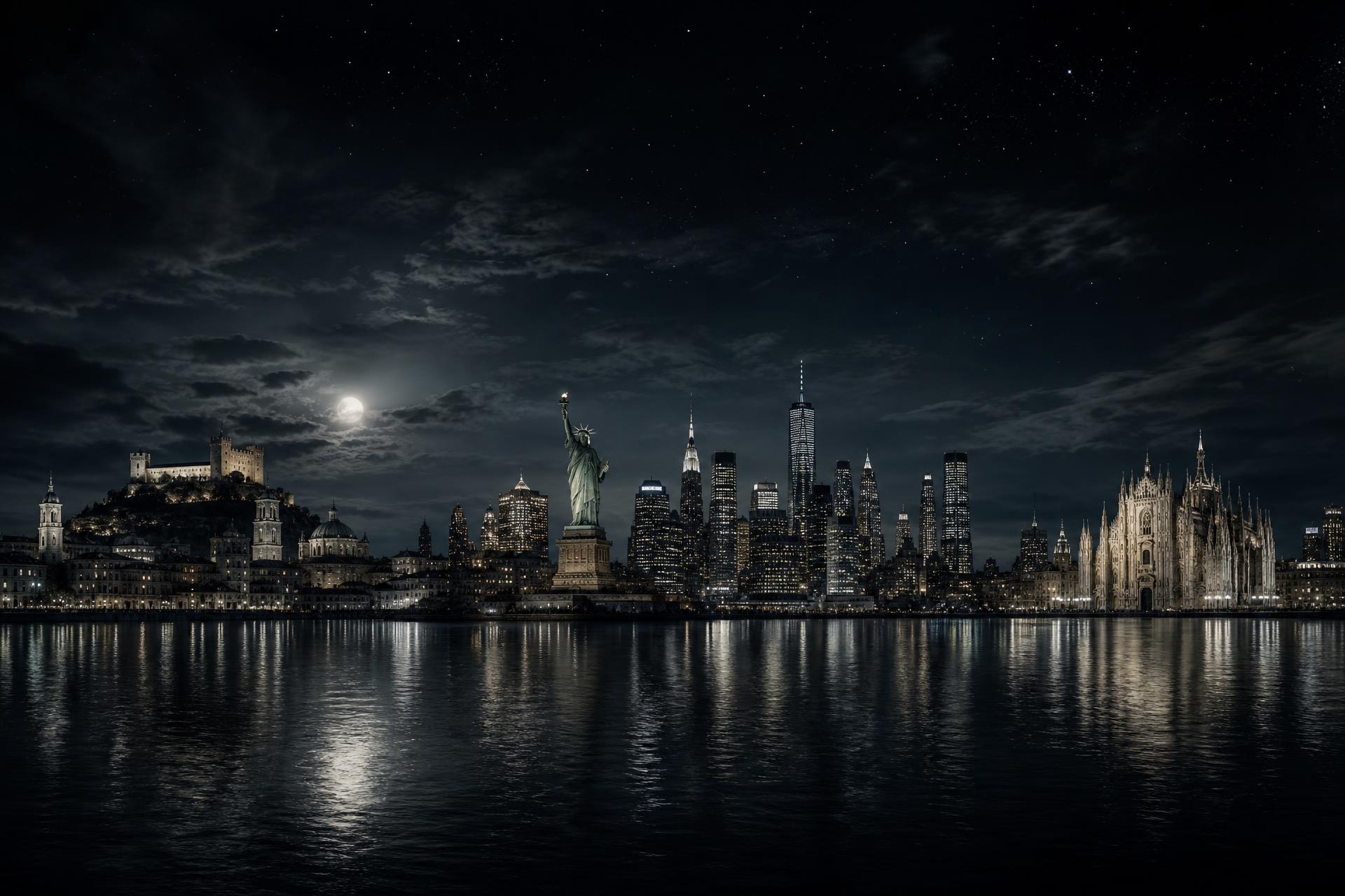 Brescia, New York and Milan merged into one united city